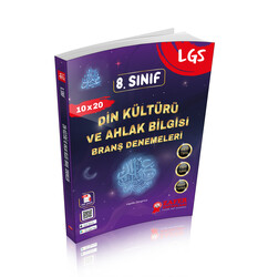 Zafer Yayınları - LGS 8. SINIF DİN KÜLTÜRÜ VE AHLAK BİLGİSİ BRANŞ DENEMELERİ 10*20