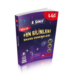 Zafer Yayınları - LGS 8. SINIF FEN BİLİMLERİ BRANŞ DENEMELERİ 20*10